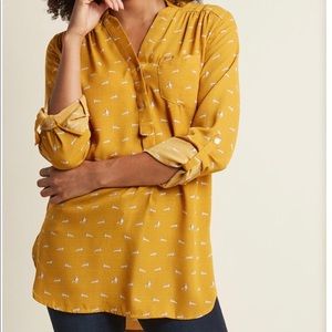 NWOT ModCloth A Critter Wonder raccoon print tunic